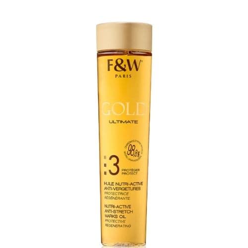 Huile Nutri-Active Anti-Vergetures Gold F&amp;W PARIS 200ml
