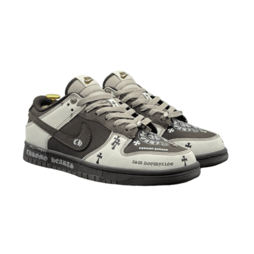 Chaussure Air Force Basse, Graphitis Marron
