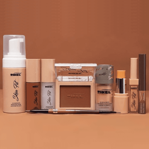 Gamme de Produits de Beauté Zikel (8 Produits + 1 Crayon)